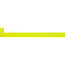 L Shape Vinyl Wristband - Pack Of 10