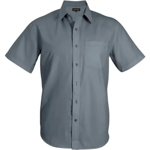 Mens Easy Care Lounge Shirt Short Sleeve