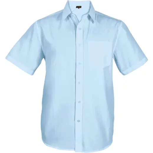 Mens Easy Care Lounge Shirt Short Sleeve