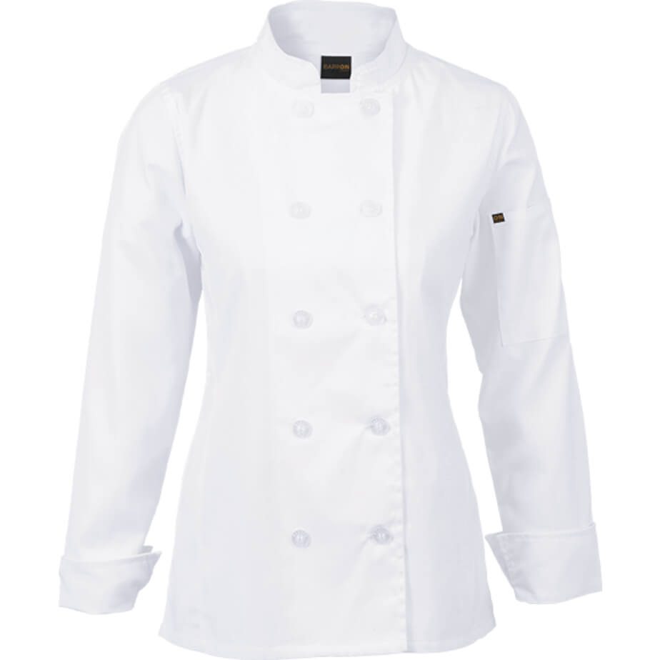 Ladies Long Sleeve Savona Chef Jacket