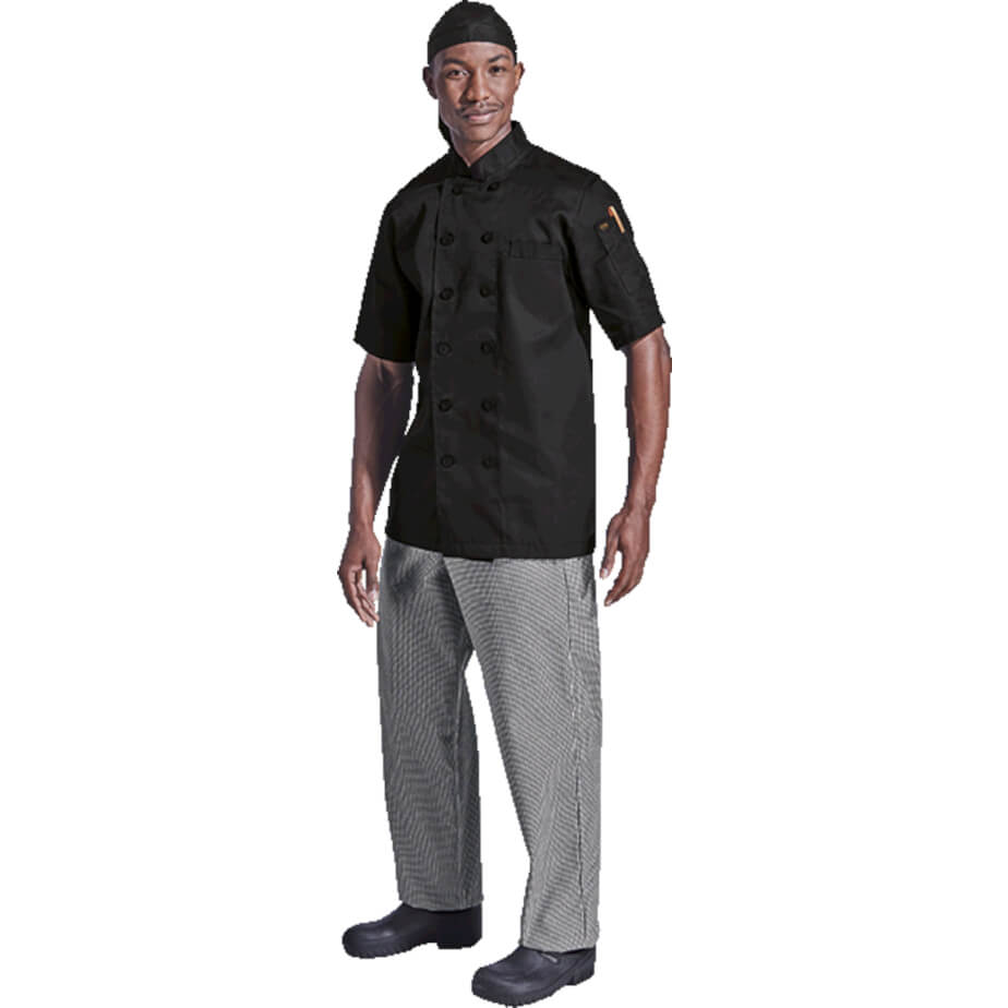 Mens Savona Short Sleeve Chef Jacket