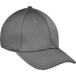 Ace 6 Panel Fitted Cap - Grey