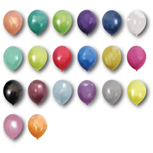 Metallic Latex Helium Balloon