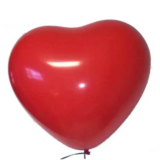 Heart-Shaped Latex Helium Balloon