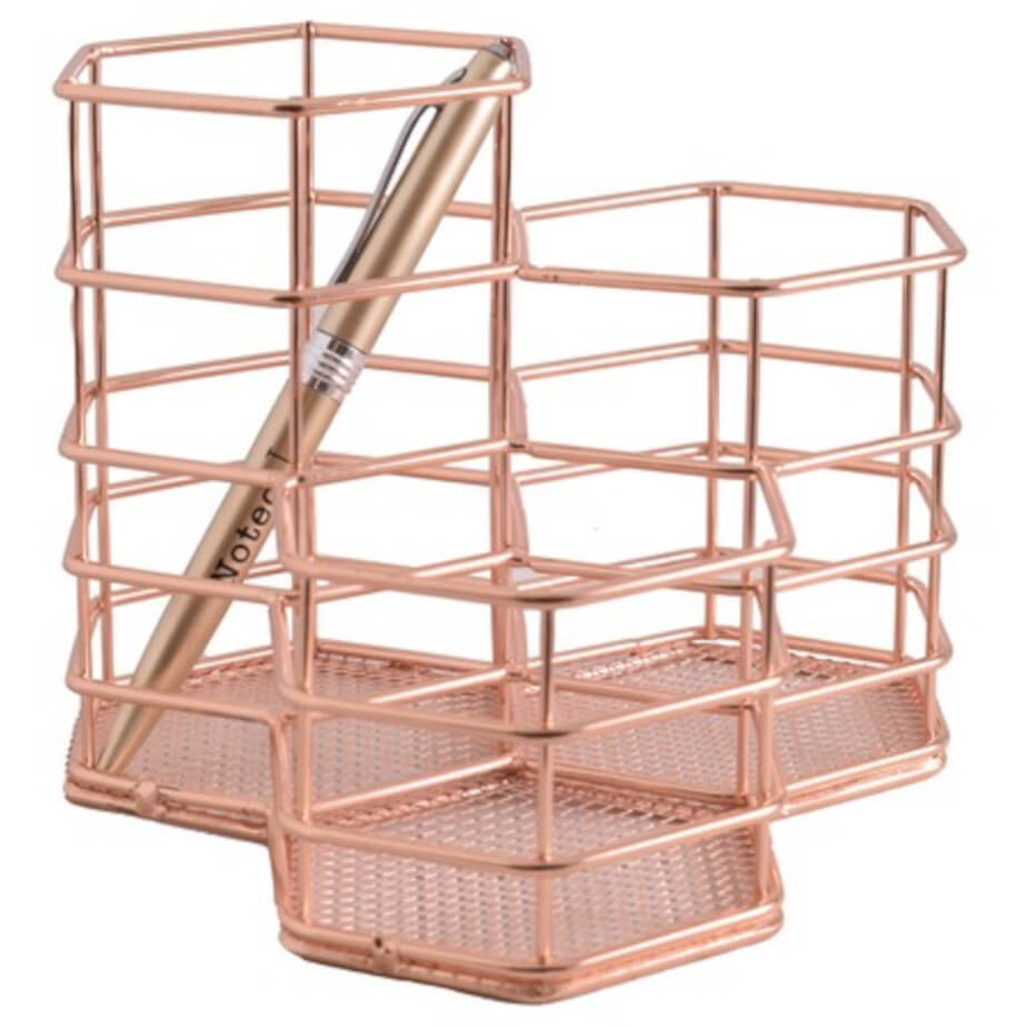 Noted 3 Piece Desk Stationery Holder & Pen Brandability