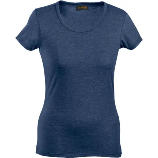 Ladies Melange Crew Neck T-Shirt