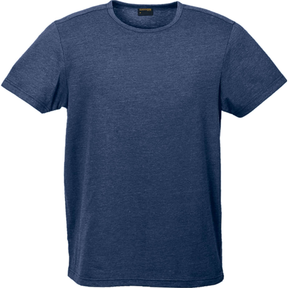 Melange T-Shirt in Navy/Black