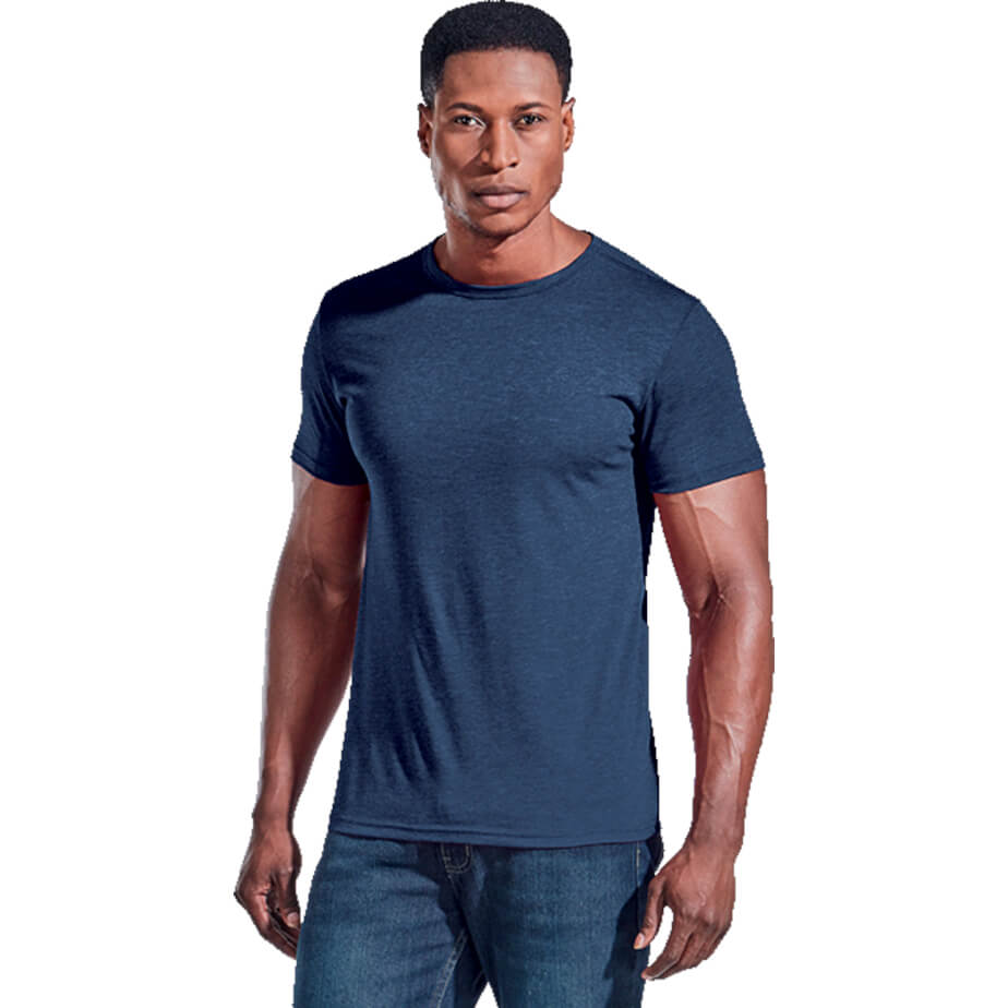 Mens Melange Crew Neck T-Shirt
