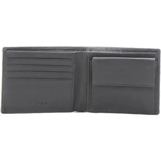 Cross Chester Bi-Fold Leather Wallet With Coin Pocket