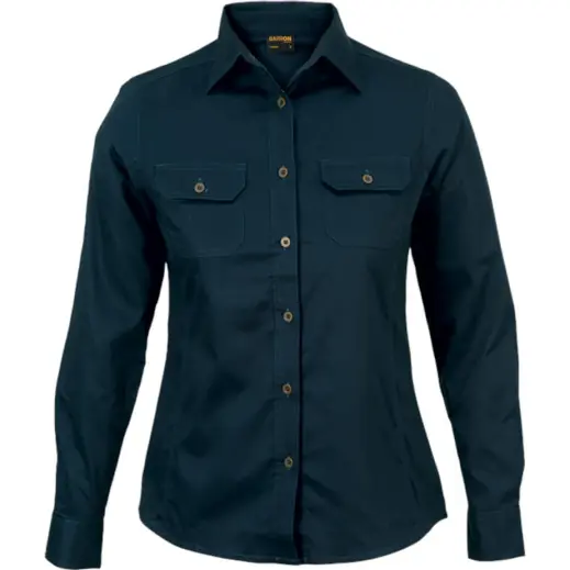 Ladies Bush Shirt Long Sleeve