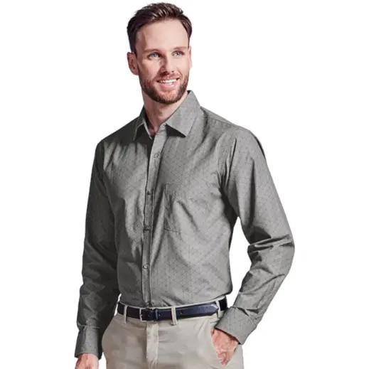 Mens Claremont Lounge Shirt Long Sleeve