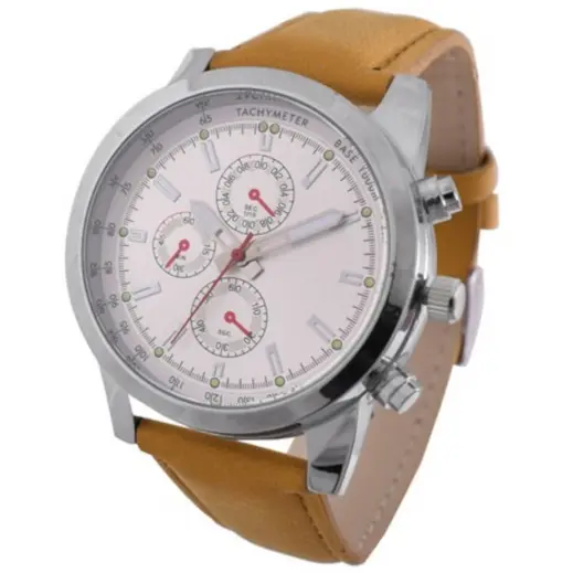 Mens Sporty PU Watch
