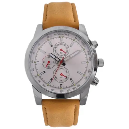 Mens Sporty PU Watch