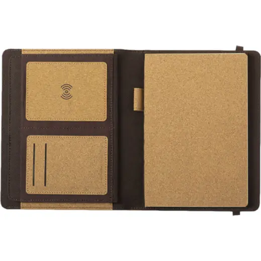 Toskan Notebook With Wireless Charger