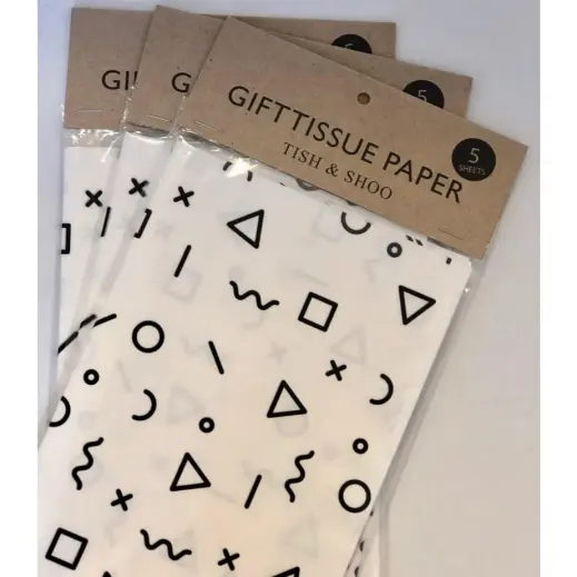 Printed Tissue Paper - Pack Of 5