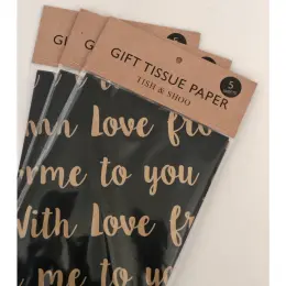 Printed Tissue Paper - Pack Of 5