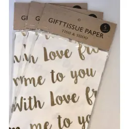 Printed Tissue Paper - Pack Of 5
