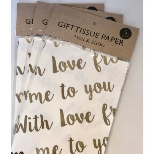 Printed Tissue Paper - Pack Of 5