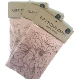 Printed Tissue Paper - Pack Of 5