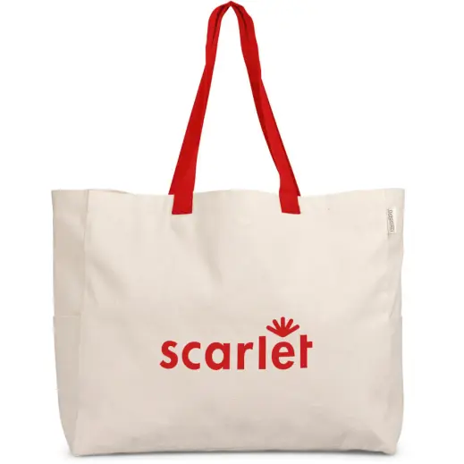 Kooshty Barbados Large Cotton Beach Bag