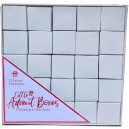 Plain DIY Advent Boxes