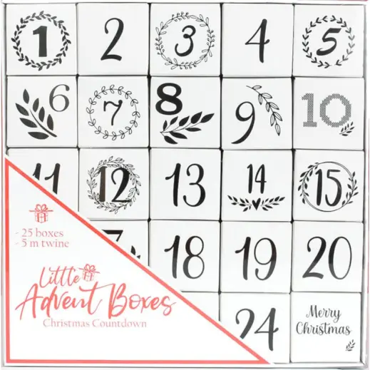 Printed Advent Boxes