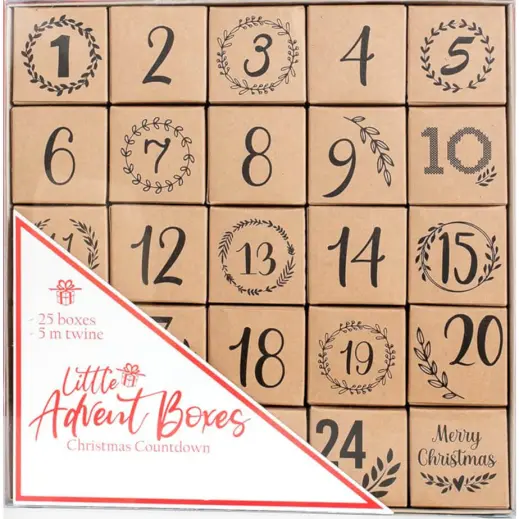 Printed Advent Boxes
