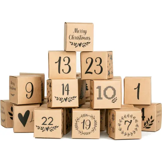 Printed Advent Boxes