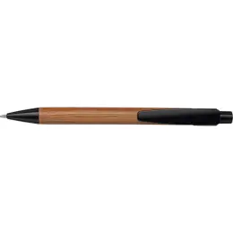 Bamboo Ballpoint Pen with Plastic Trims