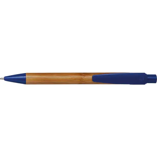 Bamboo Ballpoint Pen with Plastic Trims