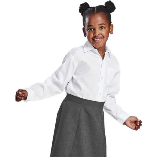 Unisex Long Sleeve School Shirt