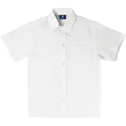 Unisex Short Sleeve School Shirt