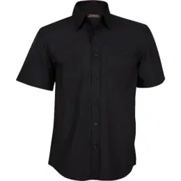 Mens Basic Poly Cotton Lounge Short Sleeve