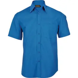 Mens Basic Poly Cotton Lounge Short Sleeve