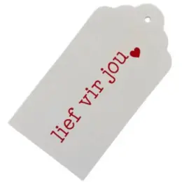 Valentines Day Gift Tag - Pack Of 10