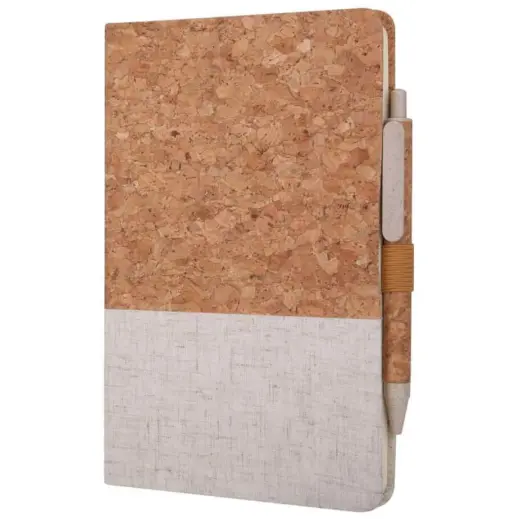 Borsa Eco Neutral Set - A5 Cork Hardcover Notebook & Pen