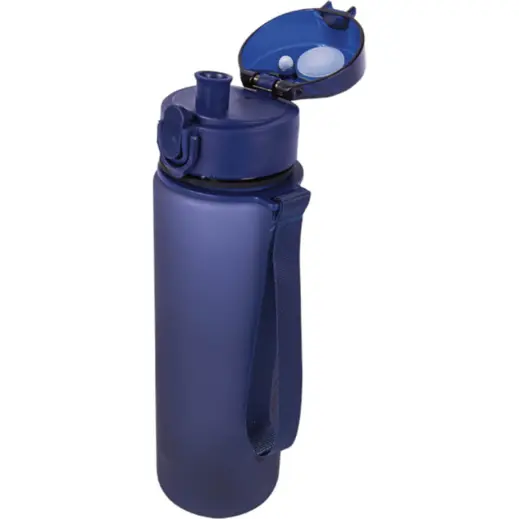 600ml Frosted Cylinder Water Bottle