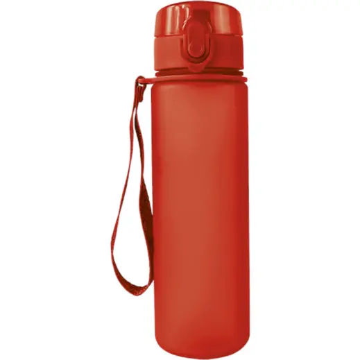 600ml Frosted Cylinder Water Bottle