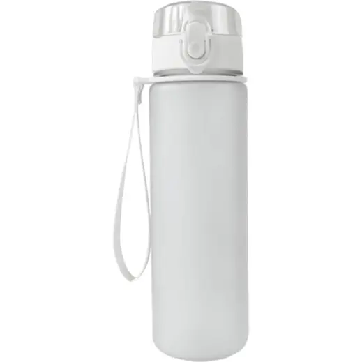 600ml Frosted Cylinder Water Bottle