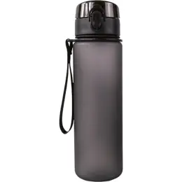 600ml Frosted Cylinder Water Bottle