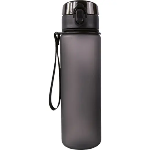 600ml Frosted Cylinder Water Bottle