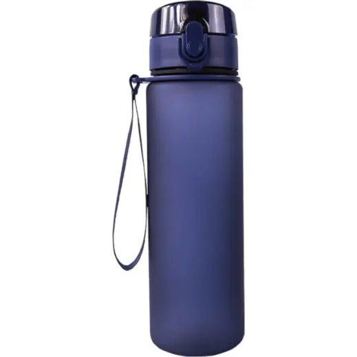 600ml Frosted Cylinder Water Bottle