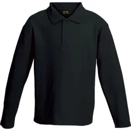 Kiddies 175g Pique Knit Long Sleeve Golfer