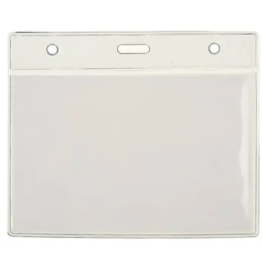Flexible XL PVC Pouch With Pre-Punch Holes and Slot - Pack Of 50
