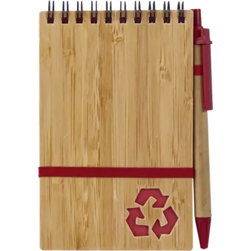 Bamboo Notebook With Pen