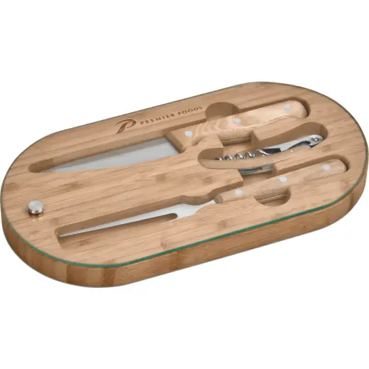 Okiyo Suraisu Bamboo Food & Wine Set