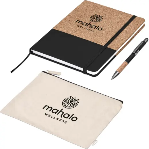 Okiyo Denki Cork Notebook & Pen Set