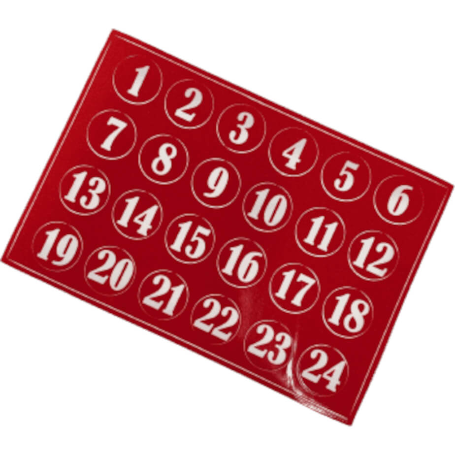 Advent Stickers