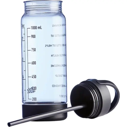 1L Torrent Water Bottle With Straw
