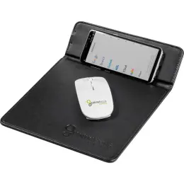 Ashburton Mouse Pad With Wireless Charger Branded Image